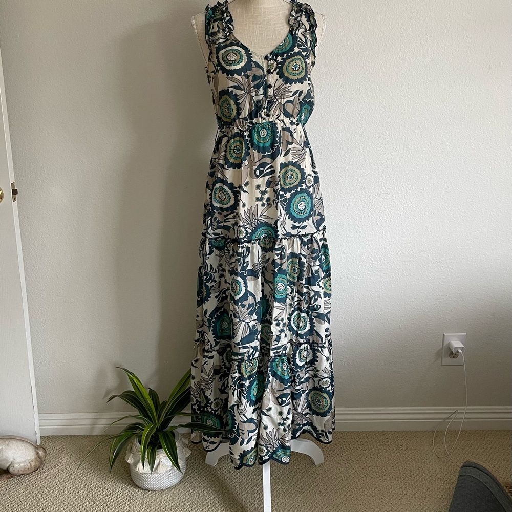Silk maxi dress